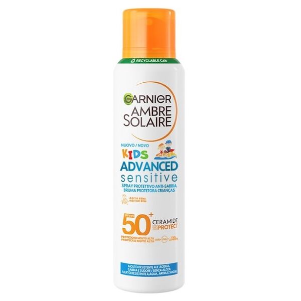 garnier - ambre solaire advanced sensitive ceramide protect spray aerosol anti-sabbia creme solari 150 ml unisex