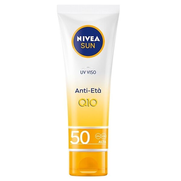 nivea -  sun  crema uv viso anti-età fp50 creme solari 50 ml unisex
