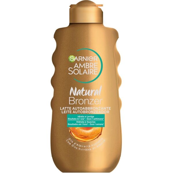 garnier - ambre solaire natural bronzer latte autoabbronzante autoabbronzanti 200 ml unisex