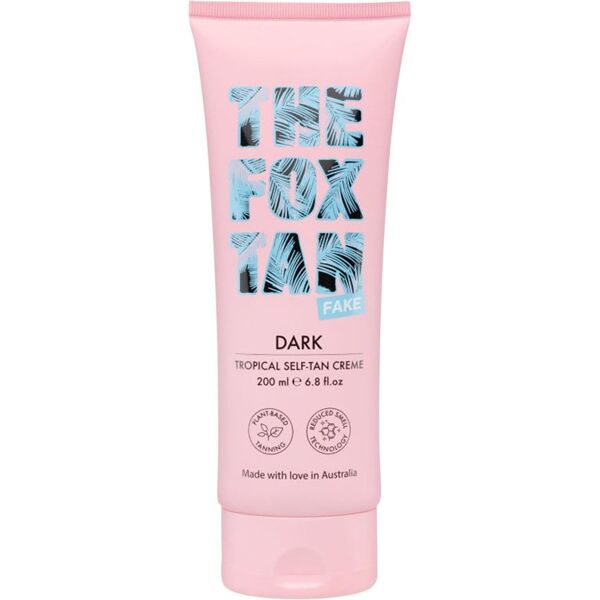 the fox tan - dark tropical self-tan creme autoabbronzanti 200 ml female