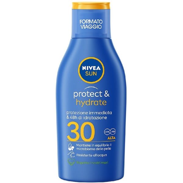 nivea -  sun protect & hydrate fp30 formato viaggio crema solare 100 ml unisex