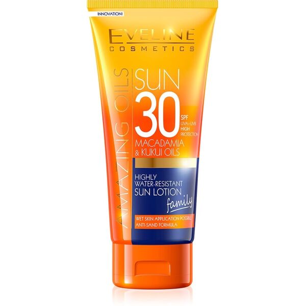 eveline comsetics - lozione solare spf30 water resistent creme solari 200 ml unisex