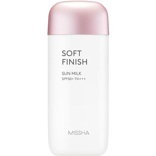 missha - all around safe block soft finish sun milk spf50+/pa+++ creme solari 70 ml unisex