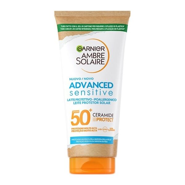 garnier - ambre solaire advanced sensitive adulti ceramide protect latte protettivo creme solari 175 ml unisex