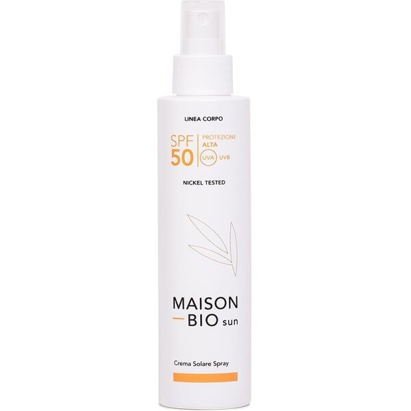 maison bio - spray solare protezione molto alta 50+ creme solari 150 ml unisex