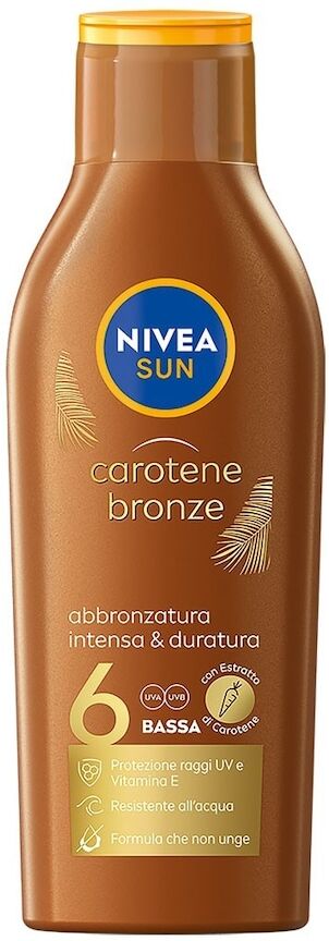 nivea -  sun latte solare carotene bronze fp6 creme solari 200 ml female