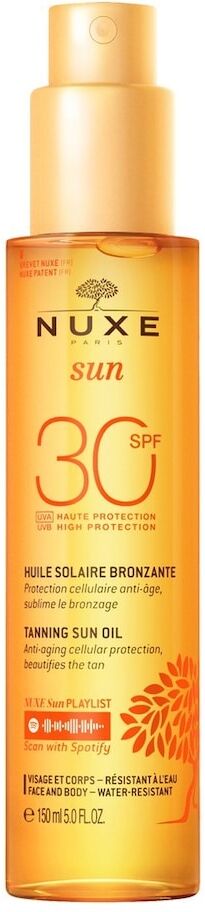 nuxe - olio solare viso e corpo spf 30  sun creme solari 150 ml unisex