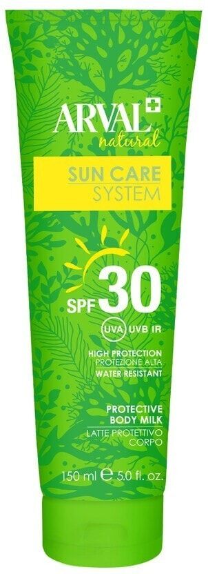 arval - sun care system latte protettivo corpo spf 30 creme solari 150 ml unisex