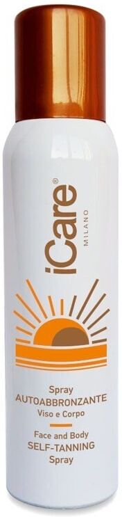 icare - spray autoabbronzante viso e corpo autoabbronzanti 125 ml unisex