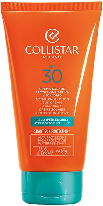 collistar - sun care crema solare protezione attiva viso-corpo spf30 crema solare 150 ml unisex