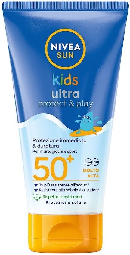 nivea -  sun latte solare kids ultra protect & play fp50+ creme solari 150 ml unisex