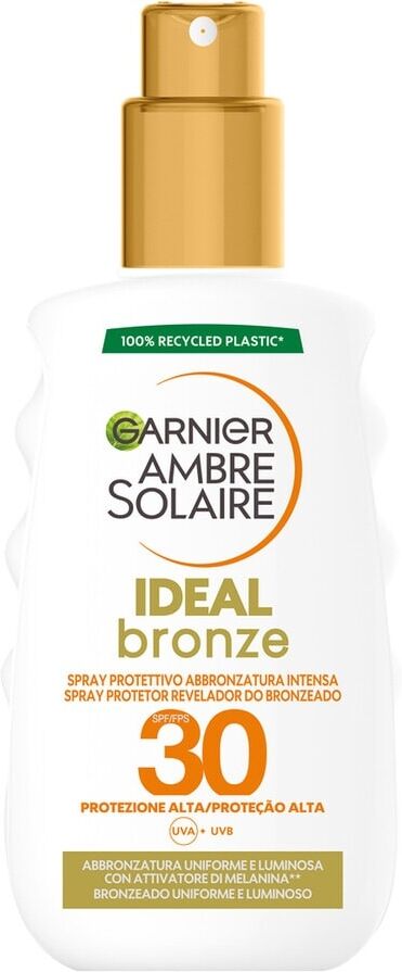 garnier - ambre solaire ideal bronze spray protettivo spf 30 creme solari 200 ml unisex