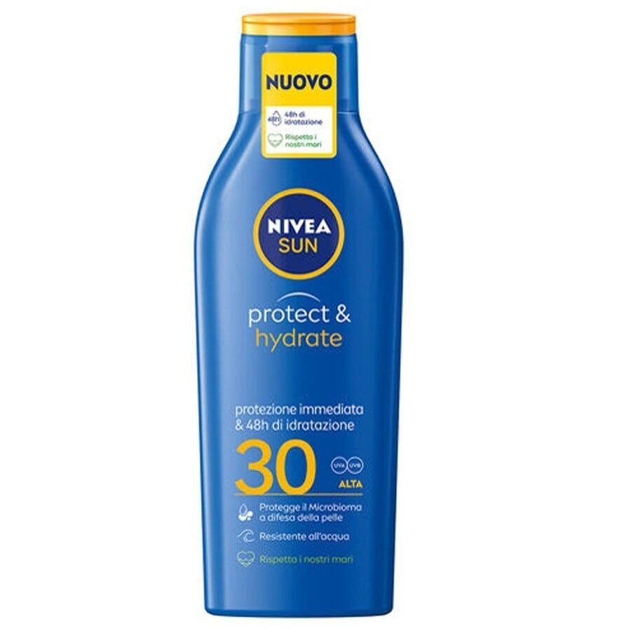 nivea -  sun  latte solare protect & hydrate fp30 creme solari 200 ml unisex