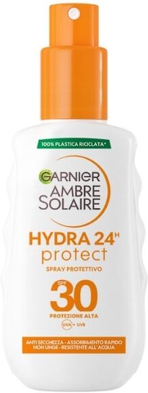 garnier - ambre solaire hydra 24 spray protettivo spf 30 creme solari 200 ml unisex