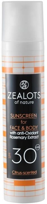 zealots of nature -  crema solare viso e corpo spf 30 creme solari 50 ml unisex