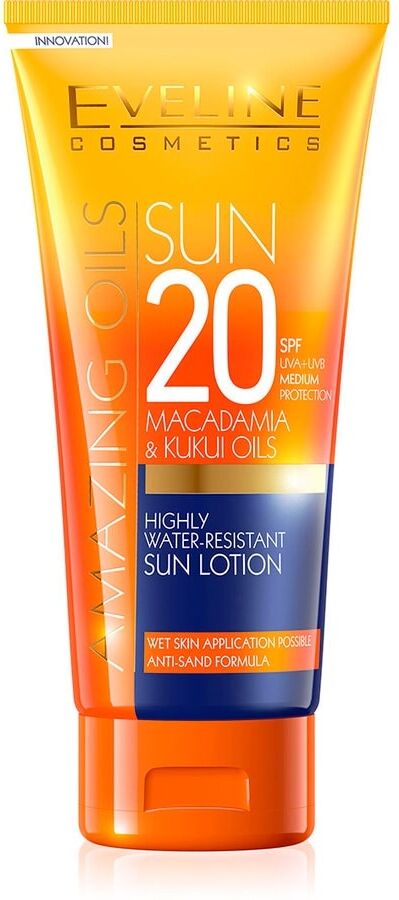 eveline comsetics - lozione solare spf20 water resistent creme solari 200 ml unisex