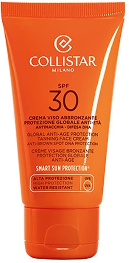 collistar - sun care crema viso abbronzante anti-età spf 30 creme solari 50 ml unisex