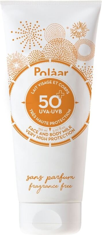 polaar - sun very high protection sun fluid spf 50+ crema solare 150 ml unisex