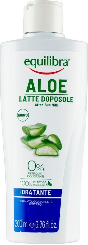 equilibra - aloe latte doposole 200 ml unisex