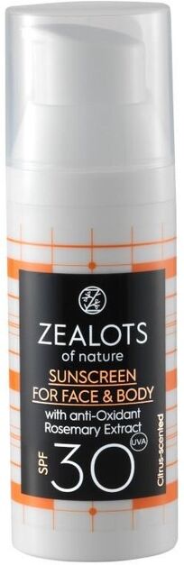 zealots of nature -  crema solare viso e corpo spf 30 creme solari 100 ml unisex