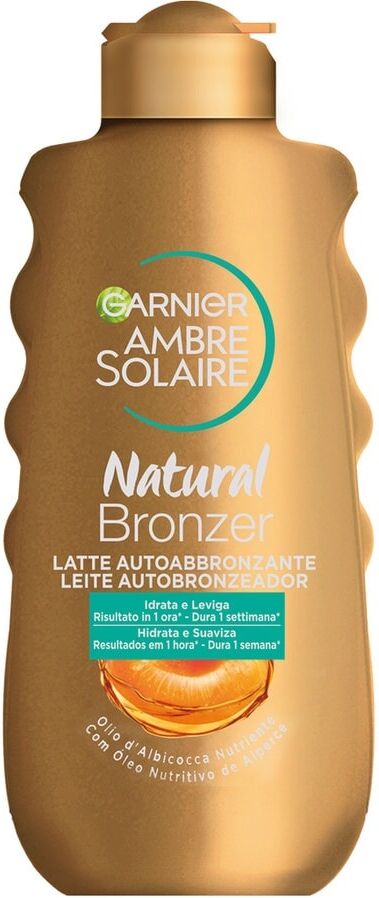 garnier - ambre solaire natural bronzer latte autoabbronzante autoabbronzanti 200 ml unisex