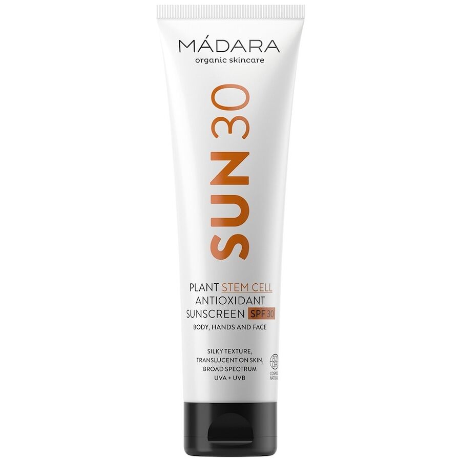 mÁdara - plant stem cell antioxidant body sunscreen spf 30 creme solari 100 ml unisex