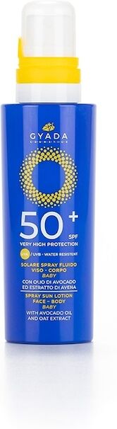 gyada cosmetics - solare spray viso corpo baby spf50+ protezione molto alta creme solari 150 ml unisex