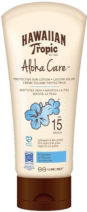 hawaiian tropic -  aloha care protective lotion spf15 creme solari 180 ml unisex