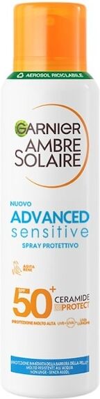 garnier - ambre solaire advanced sensitive adulti ceramide protect aerosol creme solari 150 ml unisex