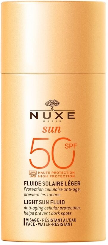 nuxe - light sun fluid high protection spf50 face crema solare 50 ml unisex