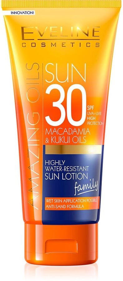 eveline comsetics - lozione solare spf30 water resistent creme solari 200 ml unisex