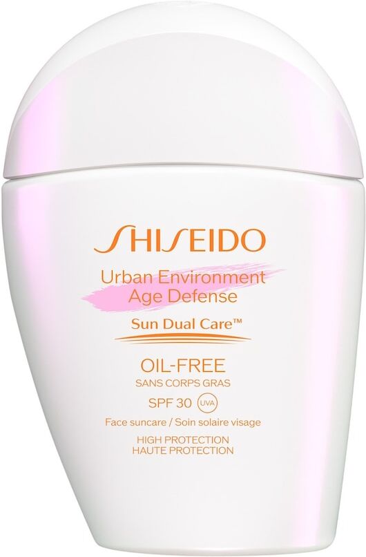 shiseido - suncare urban environment age defense oil-free spf30 crema solare 30 ml unisex