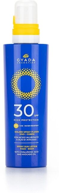 gyada cosmetics - solare spray viso corpo creme solari 200 ml unisex