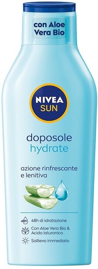 nivea -  sun  latte doposole hydrate - maxi formato 400 ml unisex