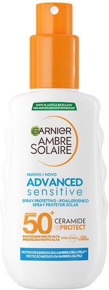 garnier - ambre solaire advanced sensitive adulti ceramide protect spray protettivo creme solari 150 ml unisex