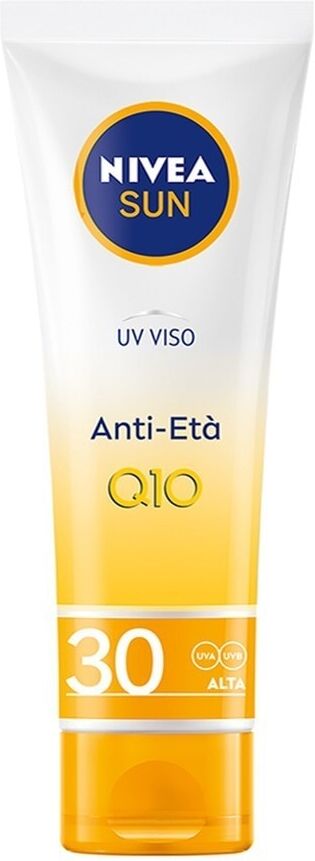 nivea -  sun  crema uv viso anti-età fp30 creme solari 50 ml unisex