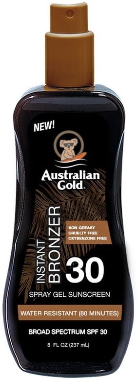 Australian Gold - Spf 30 Spray Gel Con Bronzer Autoabbronzanti 100 ml unisex