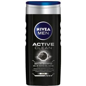 NIVEA -  Doccia Shampoo Active Clean Oli da bagno 250 ml male