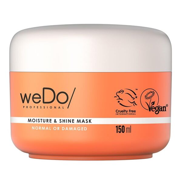 wedo/ professional - moisture & shine mask - maschera per capelli spenti o danneggiati balsamo 150 ml unisex