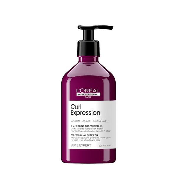 l’oréal professionnel - serie expert curl expression crema detergente idratante intensa, 300ml shampoo 500 ml unisex