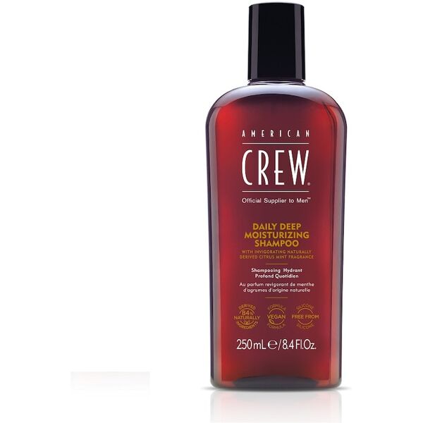 american crew - daily deep moisturizing shampoo 250 ml unisex