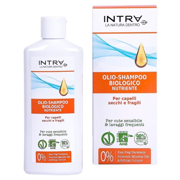 intra - olio shampoo biologico nutriente 200 ml unisex