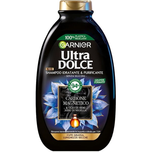 garnier - ultra dolce carbone magnetico shampoo purificante & idratante 400 ml unisex