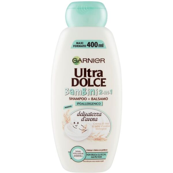 garnier - ultra dolce delicatezza d'avena 2in1 kids shampoo 400 ml unisex