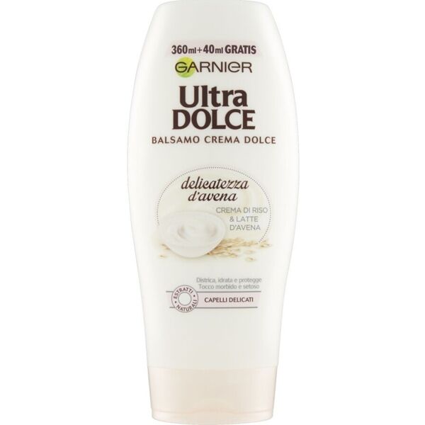 garnier - ultra dolce, balsamo per capelli e cute delicati, delicatezza d'avena, 400 ml 360 ml unisex