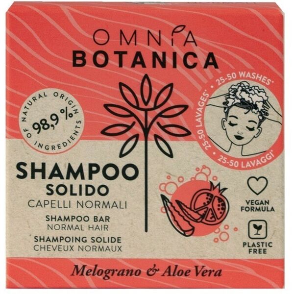 omnia botanica - shampoo solido capelli normali 50 g unisex