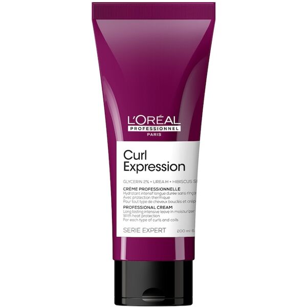 l’oréal professionnel - serie expert curl expression crema idratante intensiva senza risciacquo a lunga durata, 200 ml olio e siero unisex