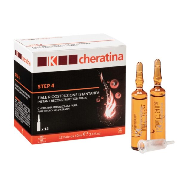 k-cheratina - fiale ricostruzione istantanea lozione per capelli 10 ml unisex
