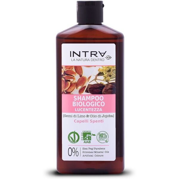 intra - semi di lino & olio di jojoba shampoo biologico lucentezza 250 ml unisex