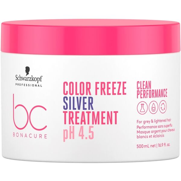 schwarzkopf professional - bc bonacure ph 4.5 color freeze silver treatment maschere 500 ml unisex